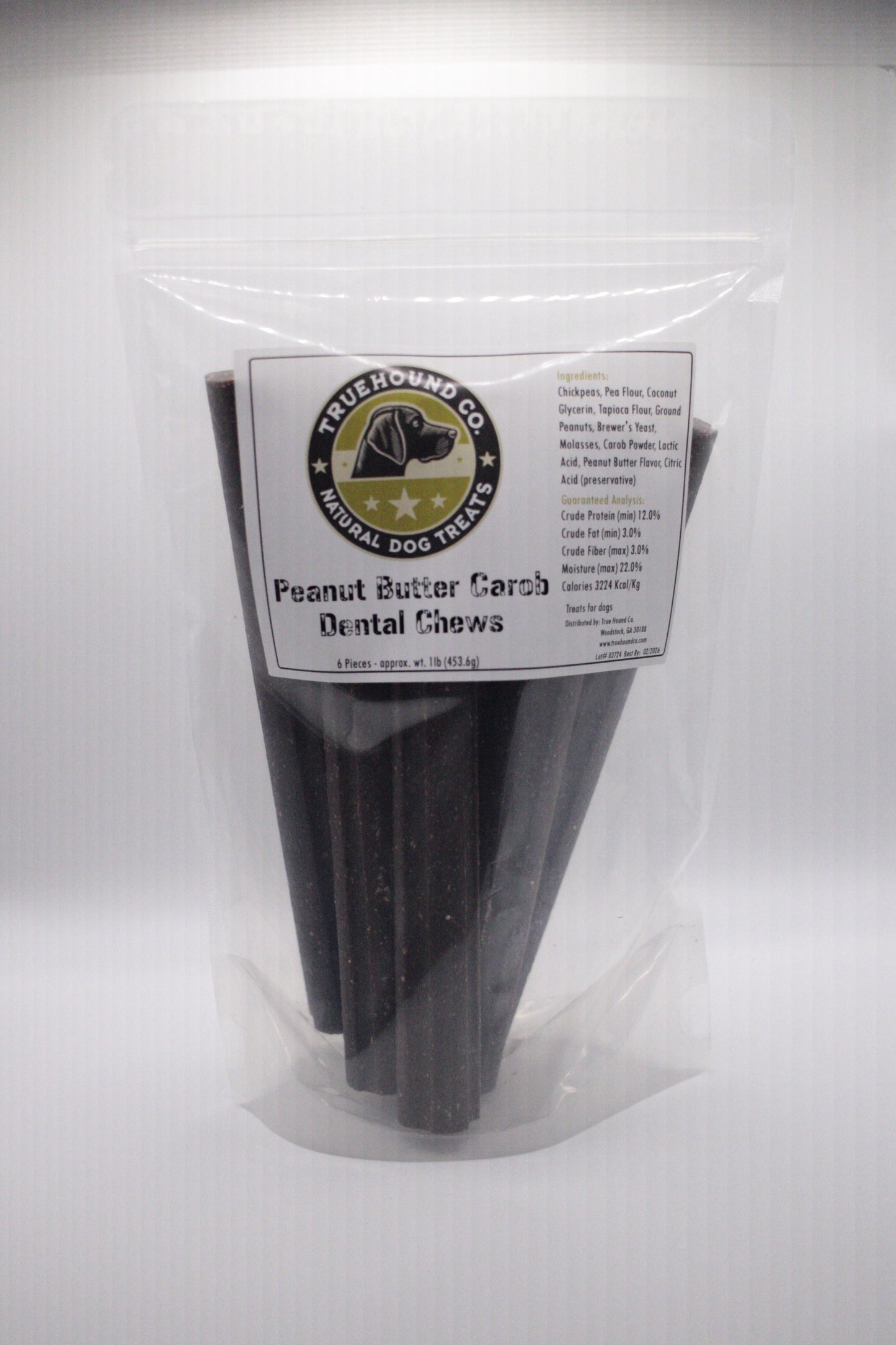 Peanut Butter Carob Dental Chews